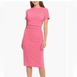 Maggy London Pink Midi Dress